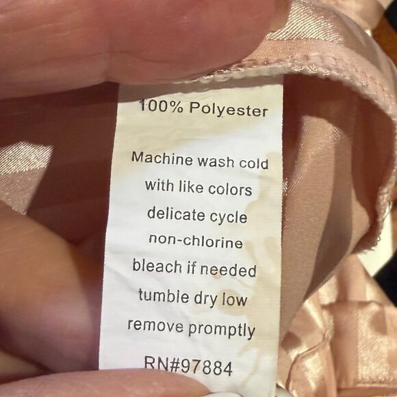 NWOT Tarte Intimates XL Soft Pink Striped Top & Shorts - Picture 3 of 3